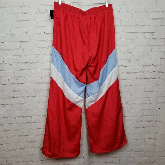 Champion Life Nylon Warm Up Pants In Red  Blue White - Picture 5 of 11